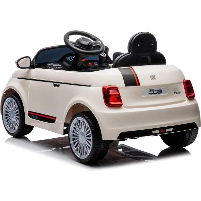 Macchina elettrica fiat 500 auto elettrica per bambini 12 V 4,5 Ah fari led