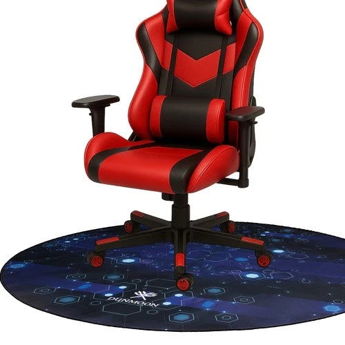 Tappetino protettivo per sedia da gaming 120 x 120 cm universale x sedia ruote