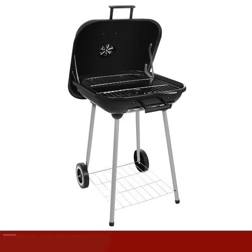 barbecue bbq a carbone carbonella per giardino terrazzo campeggio con ruote