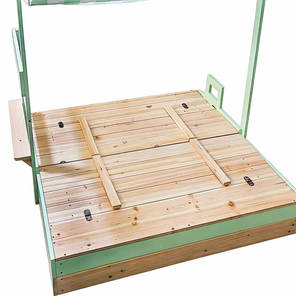 sabbiera in legno per bambini sabbiera giardino con tetto panche e copertura