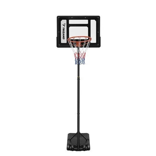 canestro da basket con piantana h. regolabile da 150 a 259 cm con ruote e palla