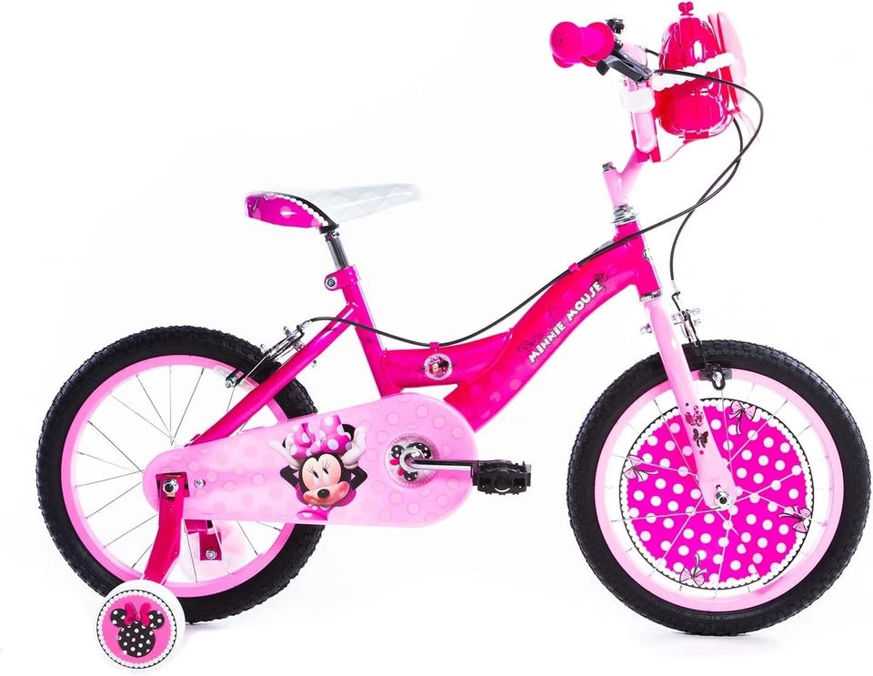 Bicicletta Disney Minnie 16 Pollici Bici per Bambina disney con ruote 4 5 6 anni