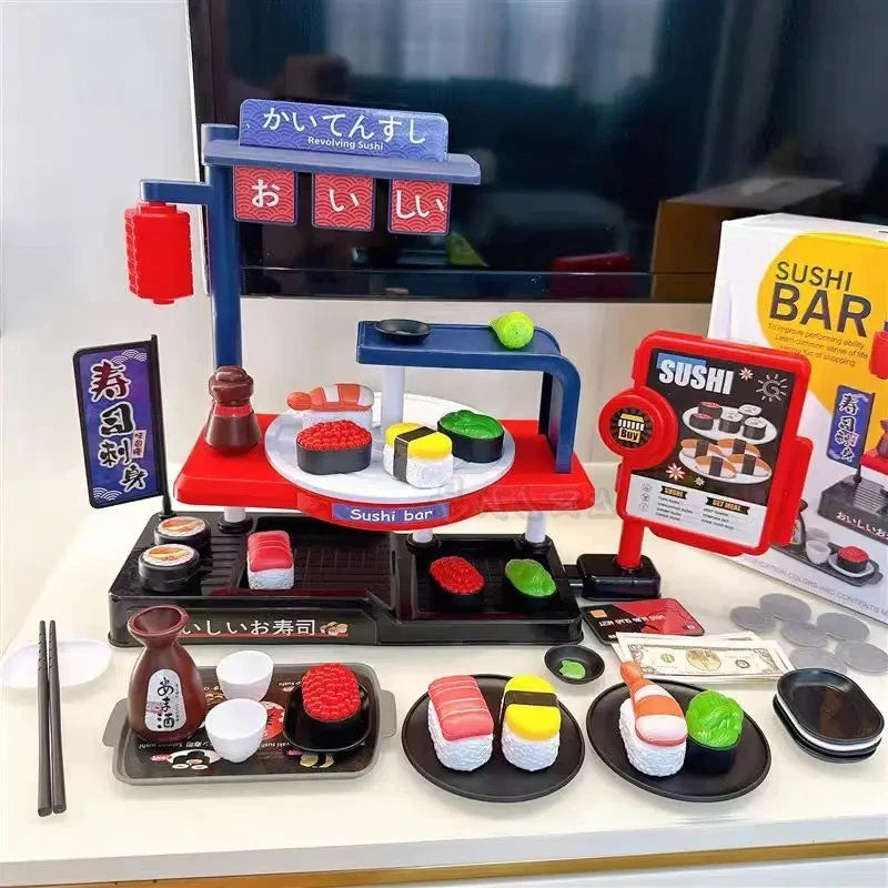 Gioco Cucina Sushi Bar Giocattolo bambini con accessori Set Sushi per giocare