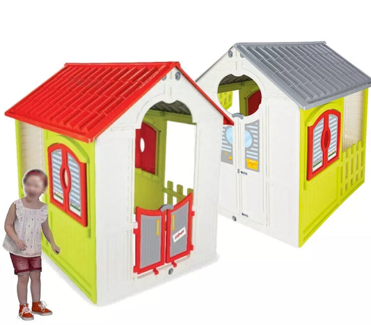 casa gioco per bambini grande casetta da giardino idea regalo altezza cm. 109