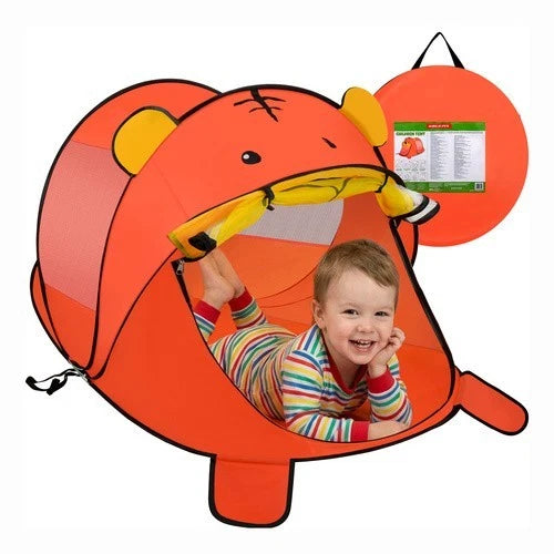 Tenda da spiaggia Tenda da gioco bambini Tigro con set secchiello palette pop-up