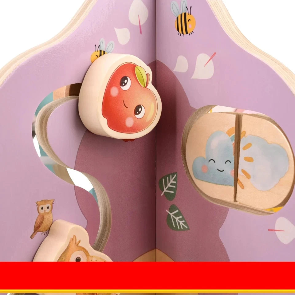 Giochi Montessori Giocattolo in legno Multiattività per bambini albero educativo