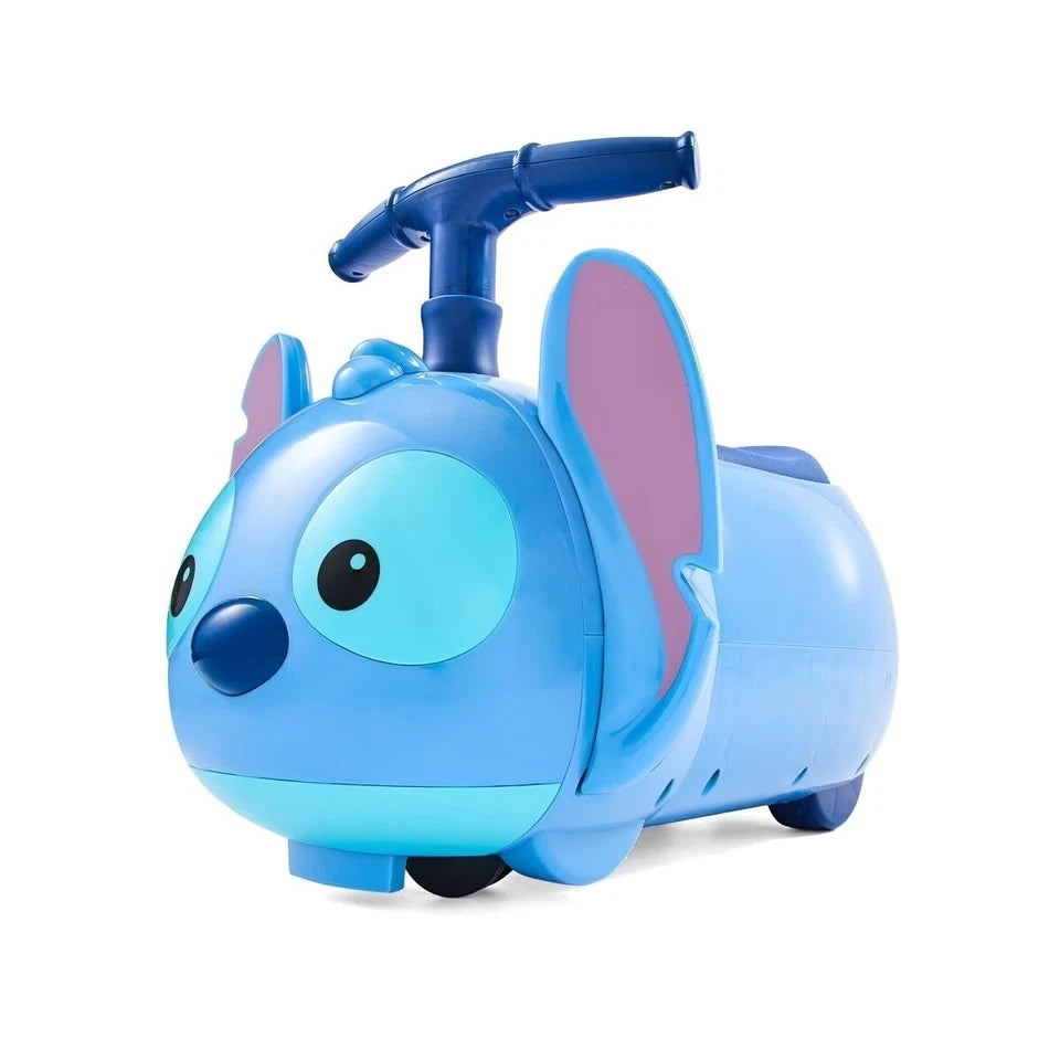 Auto a spinta ride on disney STITCH cavalcabile con luci suoni Zoom zoom cavalcabile