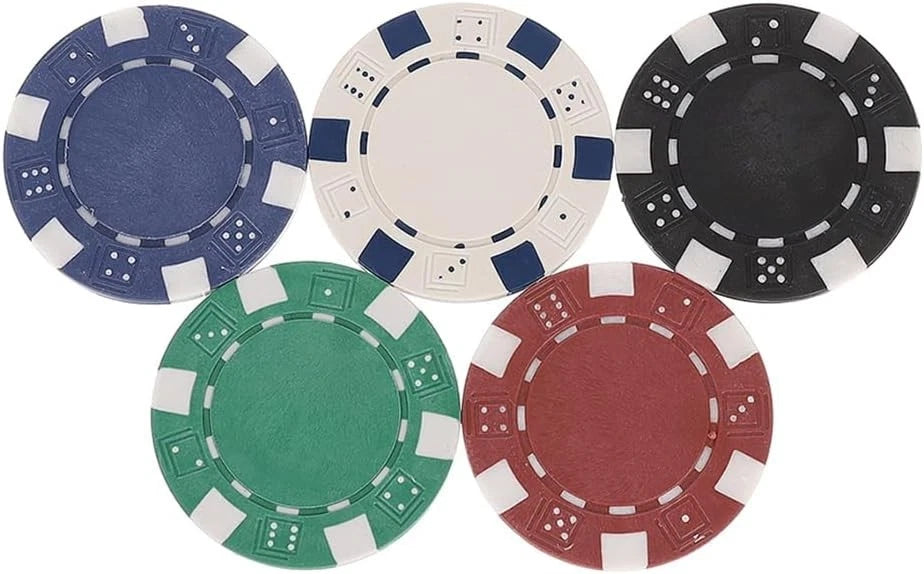 Texas Holdem - Set da poker con valigetta da poker in alluminio 2 mazzi di carte