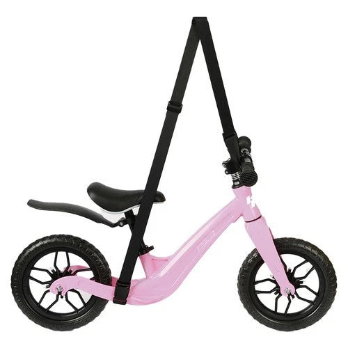 bicicletta senza pedali pedagogica bici equilibrio regolabile bambini + tracolla per il trasporto