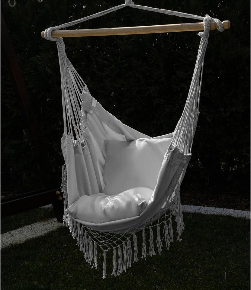 Amaca da giardino amaca sedia brasiliana per interno ed esterno carico max 120kg