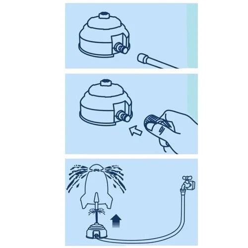 Razzo Alimentato dall'acqua Sprinkler spray Giochi per Bambini con Irrigatore